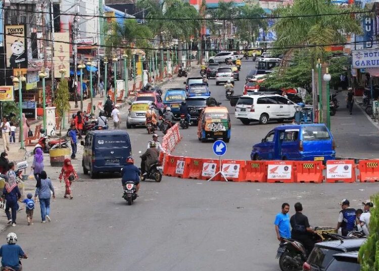 Jalan Permindo Padang Makin Cantik Usai PKL Ditertibkan