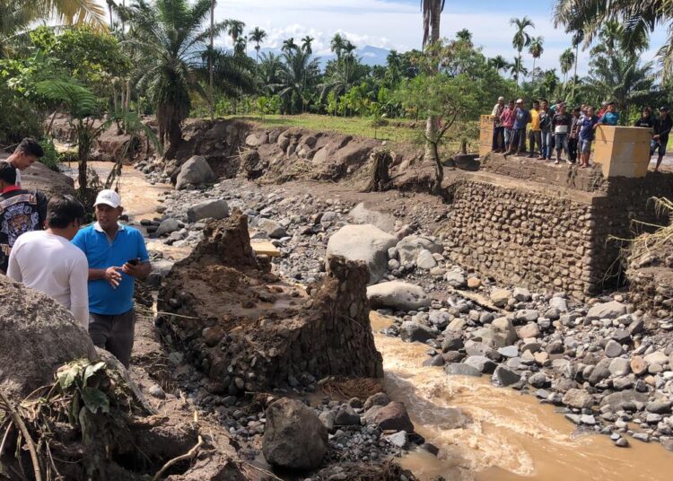 Dinas PU Pasaman Akan Bangun Jembatan Darurat di Sungai Batang Tapa