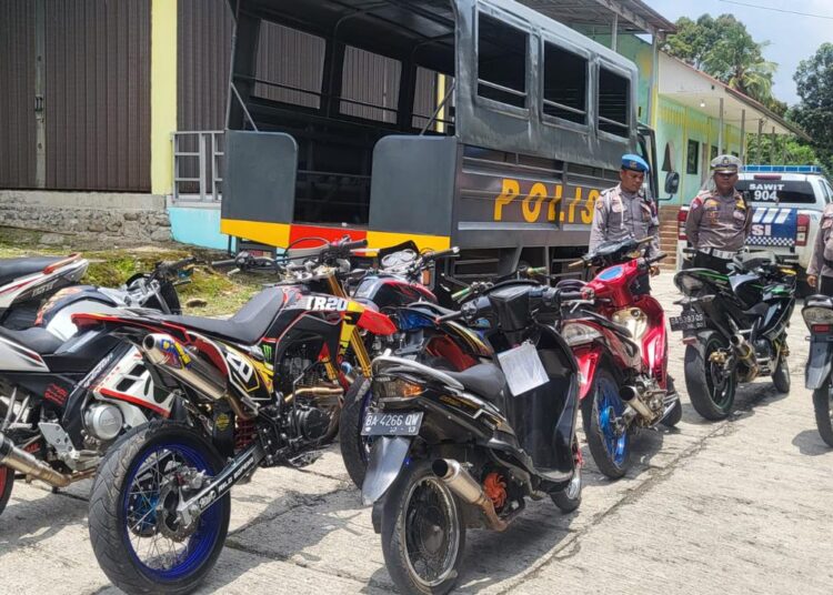 Jelang Ramadan, Motor Knalpot Bising Ditertibkan di Pasaman Barat