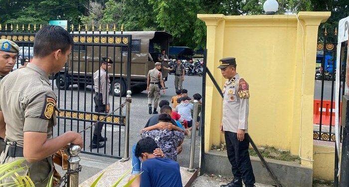 Belasan Remaja Diciduk Polisi di Padang, Diduga Akan Tawuran dan Balap Liar