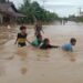 Salah satu kawasan terdampak banjir di Pesisir Selatan, Minggu (7/5/2023).