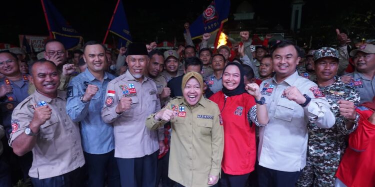 Bersama Mensos dan Gubernur, Bupati Sijunjung Hadiri Upacara Santi Aji di Dharmasraya