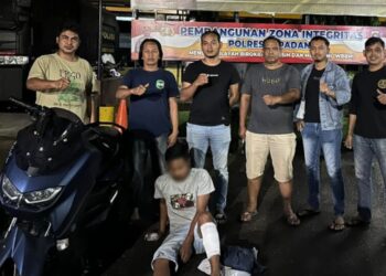 Pria Ditembak Polisi Padang