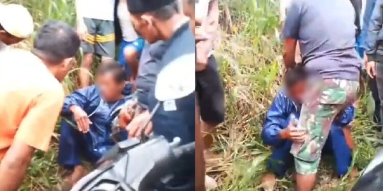 Pria Diamuk Warga. culik anak padang panjang