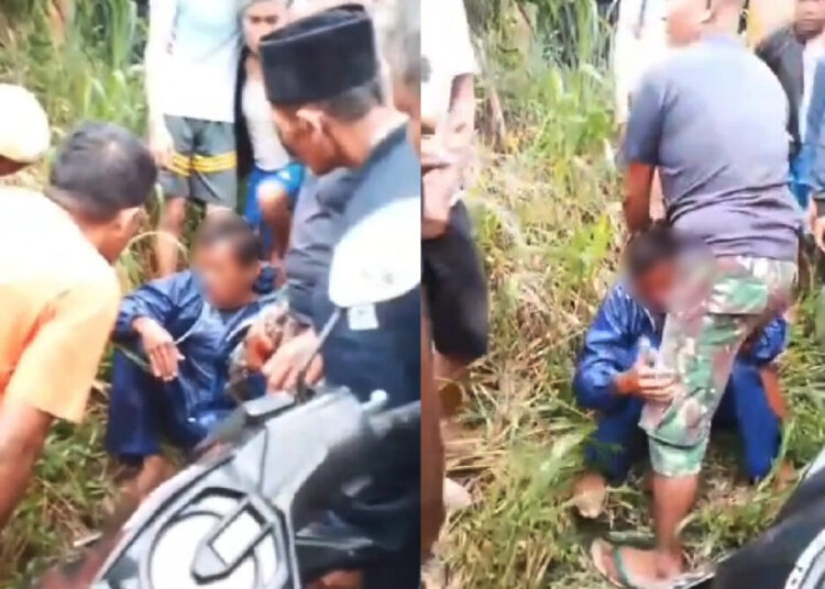 Pria Diamuk Warga. culik anak padang panjang