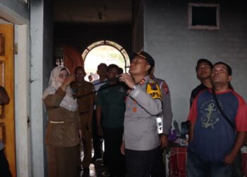 Rumah Polri Terbakar Pasaman