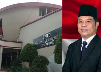 Ilham Maulana di DPRD Padang