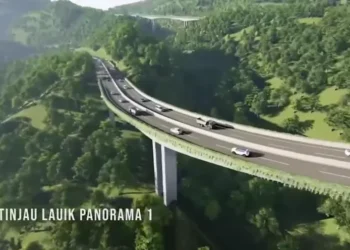 Ilustrasi fly over Sitinjau Lauik