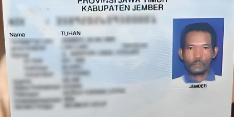 Tuhan asal Jember, Jawa Timur masuk dalam DPT Pemilu 2024. Foto: Antara