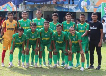 Persatuan Sepak Bola Padang Panjang (PSPP) melaju ke babak semifinal Liga 3 Sumbar 2023.