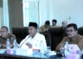 Rapat koordinasi Tim Koordinasi Penanggulangan Kemiskinan Daerah Pasaman Barat.