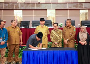 Rapat koordinasi penyusunan Rencana Pembangunan Jangka Panjang Derah  Sumbar 2025-2045 pada Selasa, 9 Januari 2024.