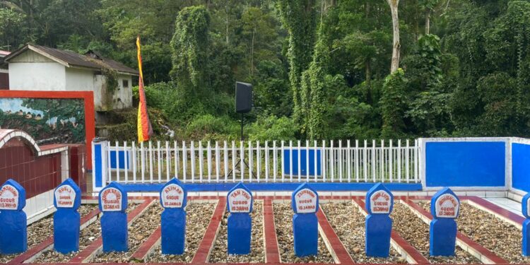 Makam pejuang Peristiwa Situjuah 15 Januari 1949.