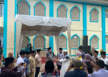 Peresmian Gedung Rusunawa di Pondok Pesantren Al-Manaar di Batuhampar oleh Anggota DPR RI, Muhammad Iqbal pada Selasa, 16 Januari 2024.