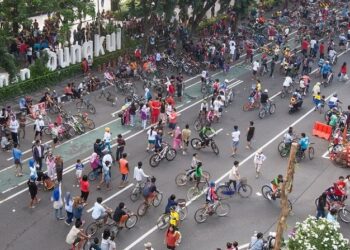 ilustrasi Car Free Day (foto: Lapis Pahlawan)