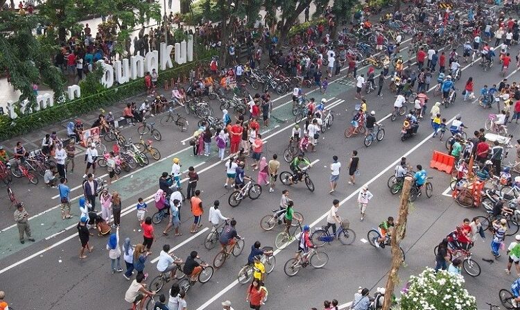 ilustrasi Car Free Day (foto: Lapis Pahlawan)