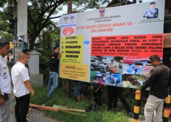 Larangan eksploitasi anak di jalanan Kota Padang