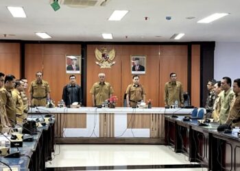 Diskominfo Sijunjung Dan BPS Gelar Rapat Persiapan EPSS 2024.