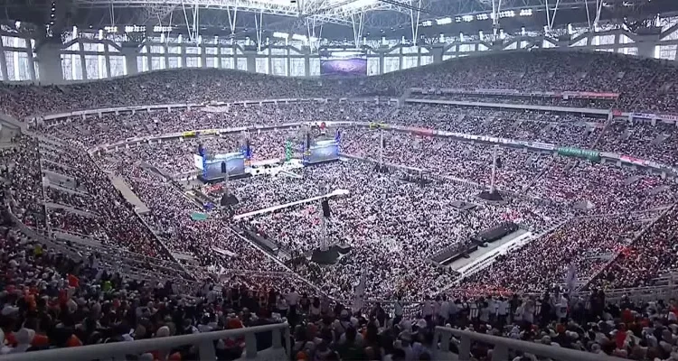 Suasana kampanye di Jakarta International Stadium, Sabtu (10/2). Ist