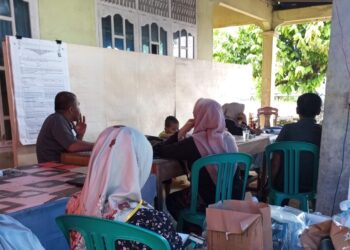 Pasangan nomor urut 01 AMIN menang di TPS 08 Koto VIII Pelangai, Pesisir Selatan.