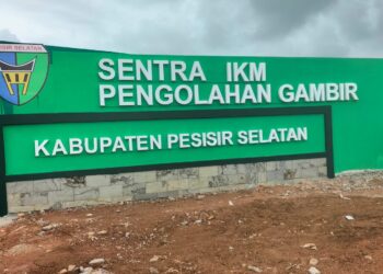 Sentra IKM Pengolahan Gambir di Pesisir Selatan (foto: istimewa)