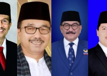 Kolase foto empat mantan bupati di Sumbar ikut Pileg DPR RI 2024. Ist