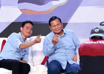 Pasangan capres dan cawapres nomor urut 2, Prabowo Subianto dan Gibran Rakabuming Raka.