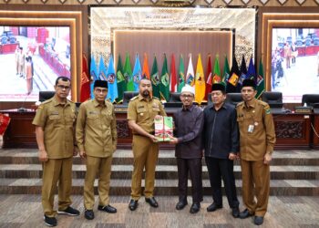 Rapat Paripurna Penyampaian Nota Pengantar Terhadap LKPJ Kepala Daerah Provinsi Sumbar Tahun 2023.