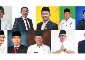 Deretan nama-nama yang diprediksi maju Pilkada Pesisir Selatan 2024.