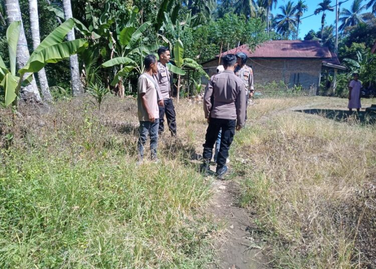 Polisi olah TKP kasus pelajar kena peluru nyasar