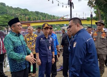 Wali Kota Padang meninjau lokasi Festival Muaro Padang 2024.