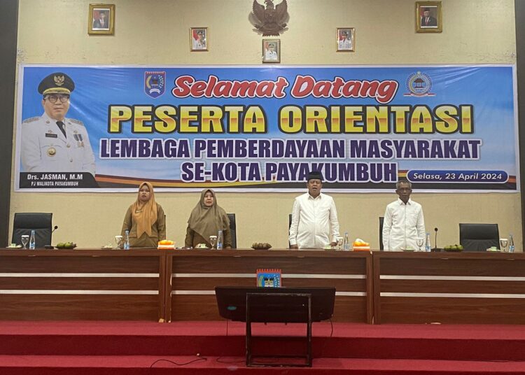 Pemko Payakumbuh menggelar Orientasi Lembaga Pemberdayaan Masyarakat