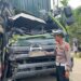 Kecelakaan bus Sembodo dan truk di Jalan Lintas Sumatera di Sijunjung (foto: Polres Sijunjung)