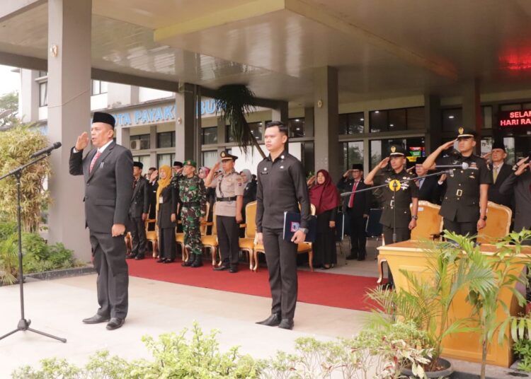 Pemerintah Kota Payakumbuh menggelar upacara peringatan hari Otonomi Daerah (Otda) ke-28, Kamis 25 April 2024.