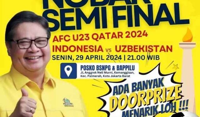 Poster Nobar dipenuhi foto pejabat