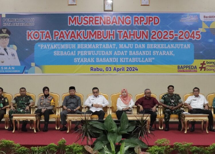 Pemerintah Kota (Pemko) Payakumbuh gelar Musyawarah Perencanaan Pembangunan (Musrenbang) Rencana Pembangunan Jangka Panjang Daerah (RPJPD) Kota Payakumbuh tahun 2025-2045