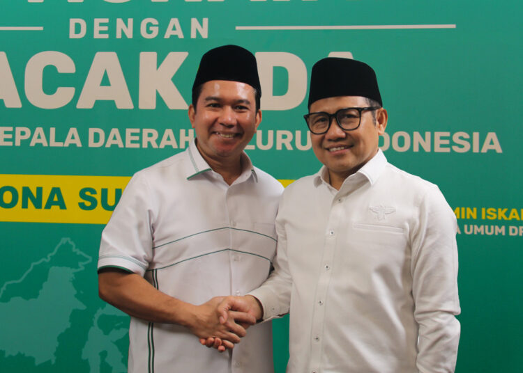 Isnaldi Muhammad Dini bersama Ketum DPP PKB Muhaimin Iskandar