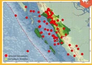 Gempa di Sumbar periode April 2024 (foto: BMKG)