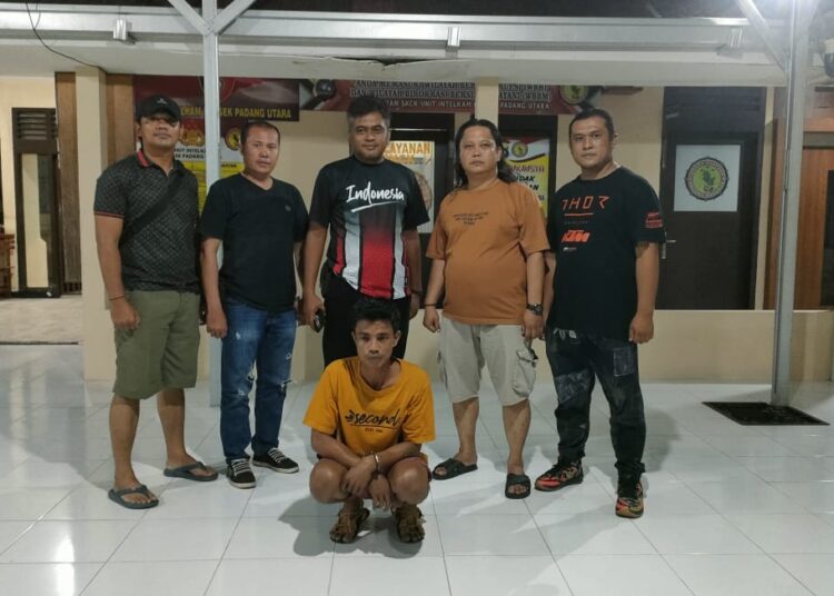 Pengedar narkoba ditangkap Tim Aligator Polsek Padang Utara.