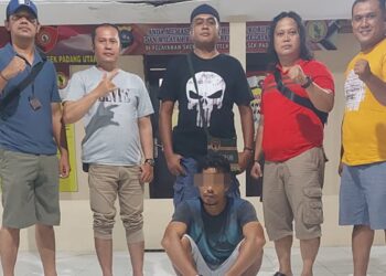 Pelaku penyalahgunaan narkoba ditangkap polisi.