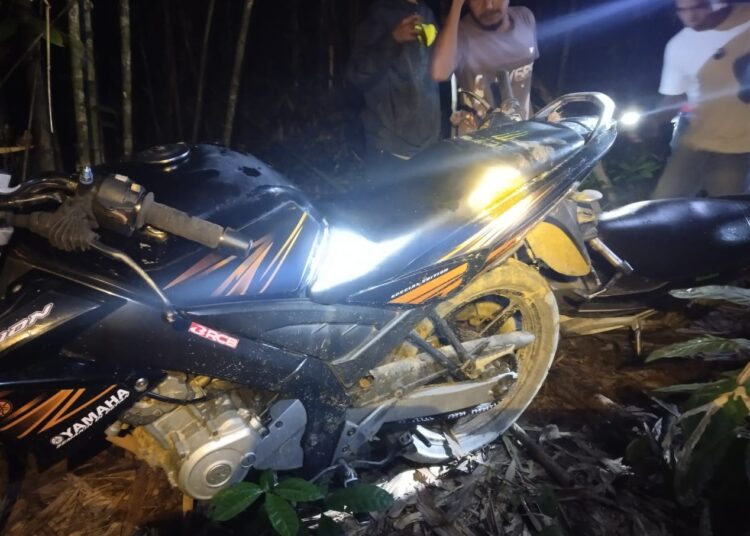 Penemuan sepeda motor di Jorong Tanjung Jajaran Nagari Galugua Kecamatan Kapur IX Kabupaten Limapuluh Kota.