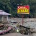 Kawasan Lembah Anai pasca diterjang banjir bandang pada Sabtu malam (11/5)