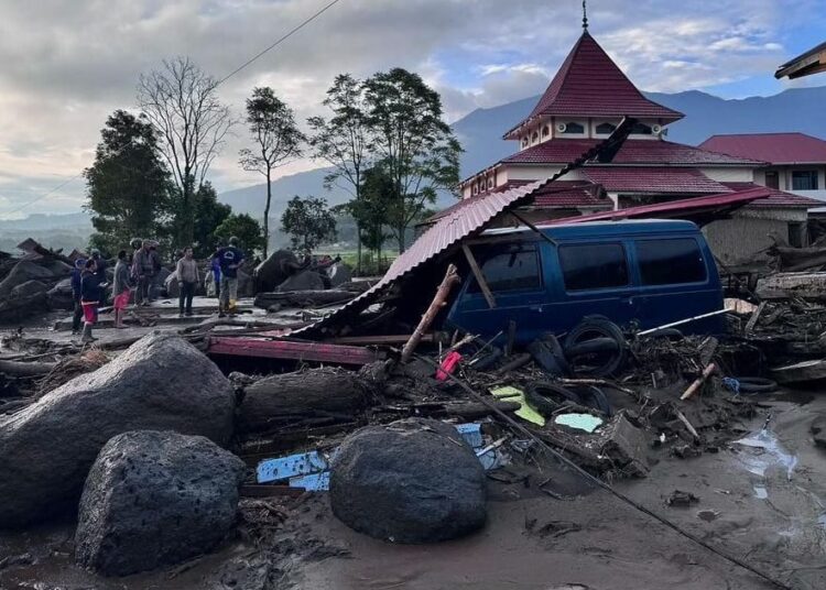 Penampakan pasca banjir bandang sejumlah wilayah di Sumatera Barat