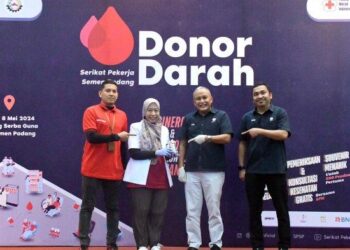 Hari Palang Merah Internasional, PT Semen Padang melalui menggelar kegiatan donor darah.