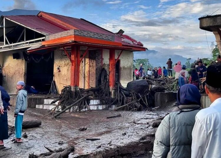 Wilayah Kabupaten Agam pasca dihantam banjir bandang