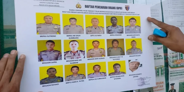 Beredar selebaran anggota Polda Sumut masuk DPO