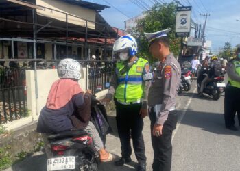 Hari pertama Operasi Patuh Singgalang 2024 di Kota Padang.