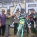 Kepala Dinas Kebudayaan Pariwisata Pemuda dan Olahraga Dharmasraya, Sutan Taufik menghadiri Motocross dan Grasstrack 2024 di sirkuit Akura MX, Nagari Ampang Kuranji, Kecamatan Koto Baru.