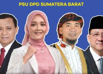 Empat calon DPD RI peraih suara terbanyak di PSU 13 Juli 2024.