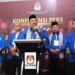 Pasangan Mardison Mahyuddin-Bahrul Anif resmi mendaftar sebagai calon wali kota dan wakil wali kota ke KPU Kota Pariaman pada Kamis (29/8/2024).